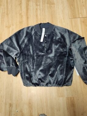 lululemon athletica Scuba Cropped Henley Pullover *Velvet